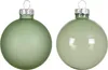 Weihnachtskugeln Glas 6cm x 6 Stück - Matchagrün Produktbild-Vorschau 1