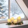 Bougie de l'Avent LED crème Lot de 4 avec minuterie et Voir les images du produit 5
