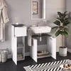 Mobiletto bagno Vicco Otis Bianco lucido 30 x 95 cm, Model Anteprima dell’immagine prodotto 5