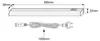 LED Lichtleiste tralweiß 30cm Küchen Leuchte 5W 800lm Produktbild-Vorschau 5