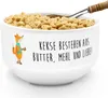 Mr. & Mrs. Panda Schüssel Fuchs Keks - Weiß - Geschenk, Produktbild-Vorschau 3