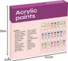 Peintures acryliques 24 pcs. - 12 ml. Maaleo 20363 Voir les images du produit 2
