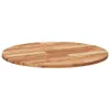 vidaXL Plateau de table Rond Ø70x2 cm Bois massif Acacia Voir les images du produit 5