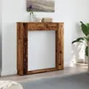 vidaXL Krbová obestavba vzhled starého dřeva 100x20x100 cm Náhled obrázku produktu 3