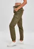 Urban Classics Ladies - High Waist Cargo Pants oliv - XL Produktbild-Vorschau 31