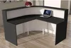 Theke Cento 2A BxT 180x180cm weiß/anthrazit Produktbild-Vorschau 2