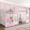 Letto a castello Sweiko 90 x 200 cm con scala con Anteprima dell’immagine prodotto 1