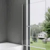 doporro Duschwand für Badewanne Badewannenaufsatz 90x140cm Produktbild-Vorschau 2