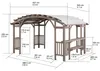 Sunjoy Pergola DAJTI - 427cm x 305cm, Gartenpavillon aus Anteprima dell’immagine prodotto 2