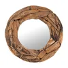 RUNDER SPIEGEL "TEAK 60" |  Treibholz, Ø 60 cm | Produktbild-Vorschau 2