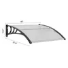 VEVOR daszek do drzwi wejściowych 965x1017mm daszek UF50+ Podgląd zdjęcia produktu 8