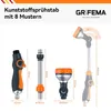 Garten Gießstab mit 8 Sprühfunktionen – Verlängerte Brause Produktbild-Vorschau 7