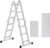 SONGMICS Leiter, Mehrzweckleiter, Aluleiter, 12 Stufen mit Produktbild-Vorschau 3