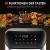 OYAJIA 9L Heißluftfritteuse mit Sichtfenster, Friteuse Produktbild-Vorschau 2