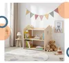 Scaffale per bambini Relaxdays a forma di casetta, A x L x Anteprima dell’immagine prodotto 5