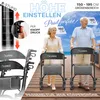 ELONEO Premium Leichtgewicht Rollator faltbar, mit Sitz, Produktbild-Vorschau 5