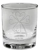Mr. & Mrs. Panda Whiskyglas Blume Kleeblatt - Transparent - Produktbild-Vorschau 1