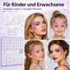 56 Stück Kinderschmink Schablonen Set, wiederverwendbare Produktbild-Vorschau 4