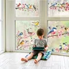 9 Blatt Fensterbilder Frühling Vögel Blumen Schmetterling, Produktbild-Vorschau 4