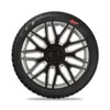 VERSACO | Radkappen Radzierblenden Dakar Schwarz und Silber Produktbild-Vorschau 3