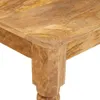 vidaXL Couchtisch Braun 110 x 55 x 77 cm Massivholz Mango Produktbild-Vorschau 5