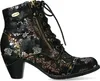 Laura Vita Damen Stiefelette Leder Blumenmuster und Produktbild-Vorschau 6