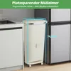 COSTWAY Kuchynský odpadkový kôš, systém triedenia odpadu, Náhľad obrázku produktu 5