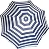 Sonnenschirm 200cm, UV blau-weiß mit Knick, mit UV Schutz, Produktbild-Vorschau 1