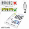 10x Stück E10 23V/3W Ersatzlampe für Schwibbogen, Produktbild-Vorschau 4
