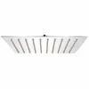 vidaXL Soffione a pioggia in acciaio inox 20x20 cm quadrato Anteprima dell’immagine prodotto 1