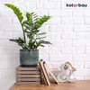 KOTARBAU® Kvetináč modrý keramický Výška 13 cm ⌀ 14 cm Náhľad obrázku produktu 9