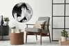 Runde Bilder 80x80 cm Coffee&Milk Liebe Leinwandbild 1 tlg Produktbild-Vorschau 2