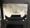 Interior of a fireplace with a grate. Anteprima dell’immagine prodotto