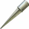 A galvanized metal ground spike for fence posts. Produktbild-Vorschau