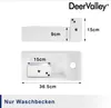 DeerValley DV-1V081L Waschbecken Wandmontierter Waschtisch, Produktbild-Vorschau 3