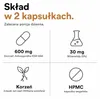 Wysoko skoncentrowane kapsułki Ashwagandha KSM-66 - 600 mg Podgląd zdjęcia produktu 4