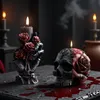 Halloween Totenkopf Hand Geist Zylinder Formen Silikon Produktbild-Vorschau 5