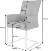 riess-ambiente Freischwinger Stuhl SAMSON dark coffee mit Produktbild-Vorschau 7