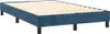 vidaXL Boxspringbett mit Matratze Dunkelblau 120x200 cm Produktbild-Vorschau 3