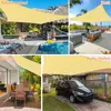 Tenda da sole impermeabile rettangolare 3x4 m, protezione Anteprima dell’immagine prodotto 7
