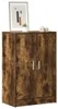 vidaXL Scarpiera in rovere fumé 60x35x92 cm materiale a Anteprima dell’immagine prodotto 3