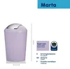 Kela KL-24549 Marta plast fialová 29x195 cm Anteprima dell’immagine prodotto 2