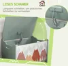 ZONEKIZ Spielzeugkiste mit Deckel, Spielzeugtruhe mit Produktbild-Vorschau 5