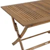DEGAMO Gartentisch Klapptisch Holztisch TOBAGO 70x120cm Produktbild-Vorschau 6