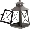 Klassische Laterne Metall & Glas 25cm – Gartenlaterne Produktbild-Vorschau 5