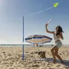 COSTWAY Set di tetherball regolabile in altezza a 3 Anteprima dell’immagine prodotto 9