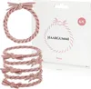 Nordstern Geflochtene Haargummis Rosé 12er Set - Elastische Produktbild-Vorschau 1