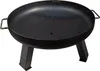 A black metal fire pit on a white background. Náhled obrázku produktu