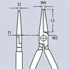 KNIPEX Pinze di montaggio lg. Versione diritta Anteprima dell’immagine prodotto 2