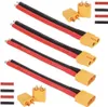 Set mit 2 Paar XT60 Stecker/Buchse + Silikonkabel 12AWG Produktbild-Vorschau 1